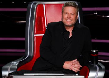 Blake Shelton’s hoping to take some of the furniture as he leaves ‘The Voice’