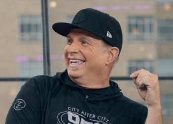 Garth Brooks has been in the studio “all week”