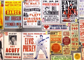 Print your personal Hatch Show Print postcard at the Country Music Hall of Fame