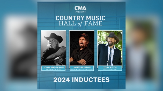 Toby Keith, John Anderson, James Burton announced as 2024 Country Music Hall of Fame inductees