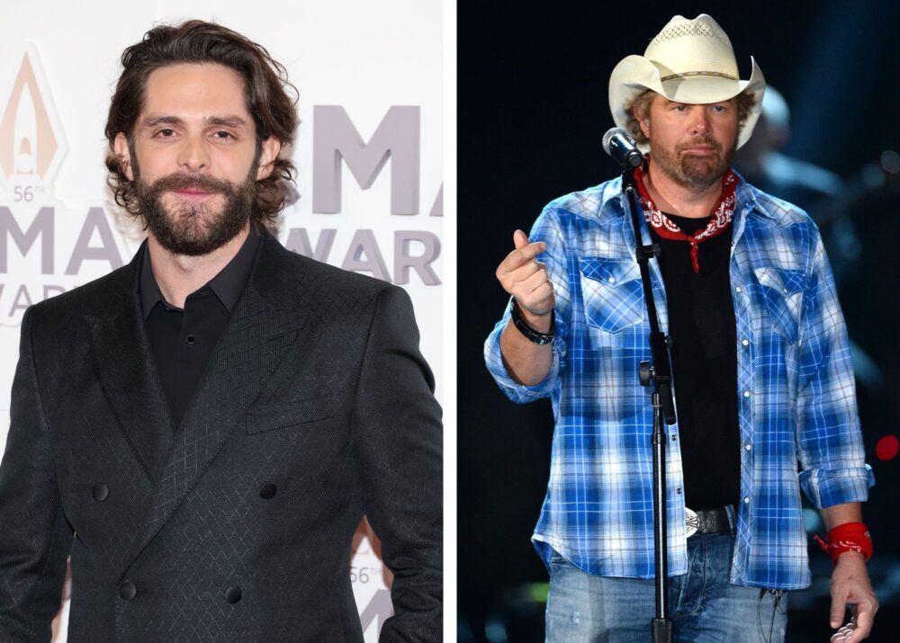 Thomas Rhett Shares Fond Memories Of Touring With Toby Keith