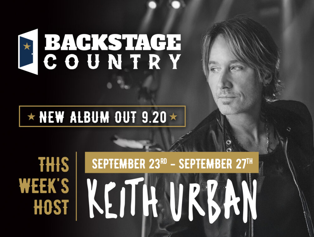 This Weeks Backstage Country Host: Keith Urban