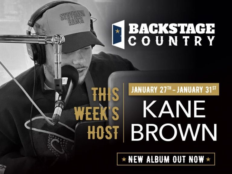 This Week’s Backstage Country Host: Kane Brown