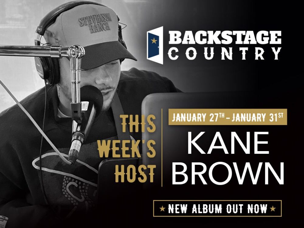 This Week’s Backstage Country Host: Kane Brown