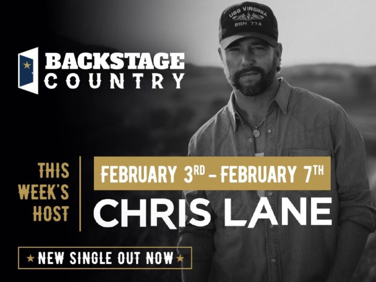 This Week’s Backstage Country Host: Chris Lane