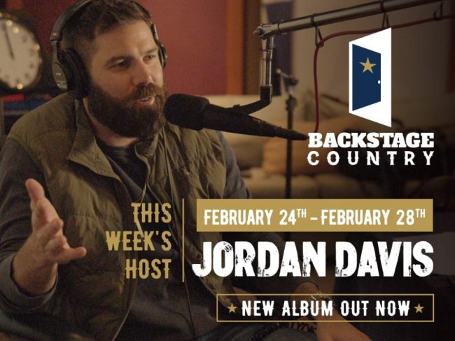 This Week’s Backstage Country Host: Jordan Davis
