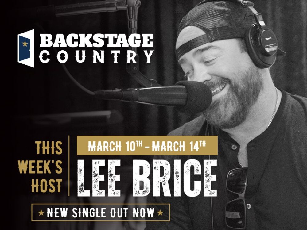 This Week’s Backstage Country Host: Lee Brice