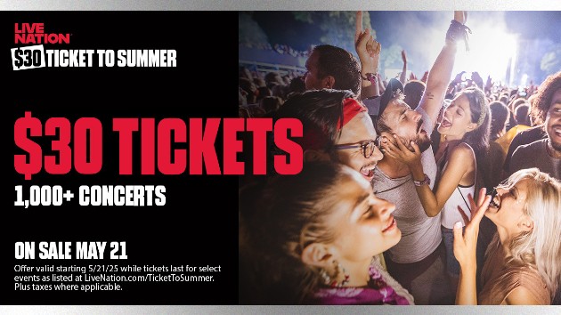 Get $30 tickets for Luke Bryan, Keith Urban, Thomas Rhett & more with Live Nations Ticket to Summer promo