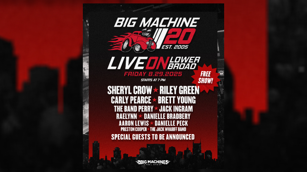 Who’s the mystery artist who’ll close Big Machine 20?