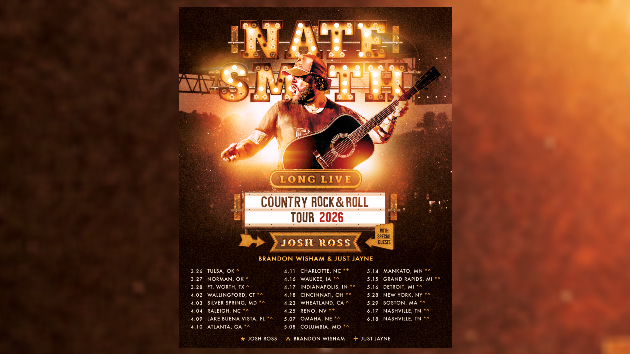 Nate Smith takes Country Rock & Roll on the road in 2026