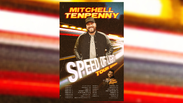 Mitchell Tenpenny’s moving at the ‘Speed of Light’ in 2026